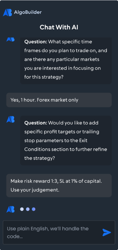 AlgoBuilder AI Chat and Code (Mobile)